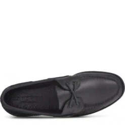 Sperry Men's Authentic Original Leather Boat Shoe In Black 7 Sperry Men's Authentic Original Leather Boat Shoe In Black -Birkenstock Store 0836981 3 1100x