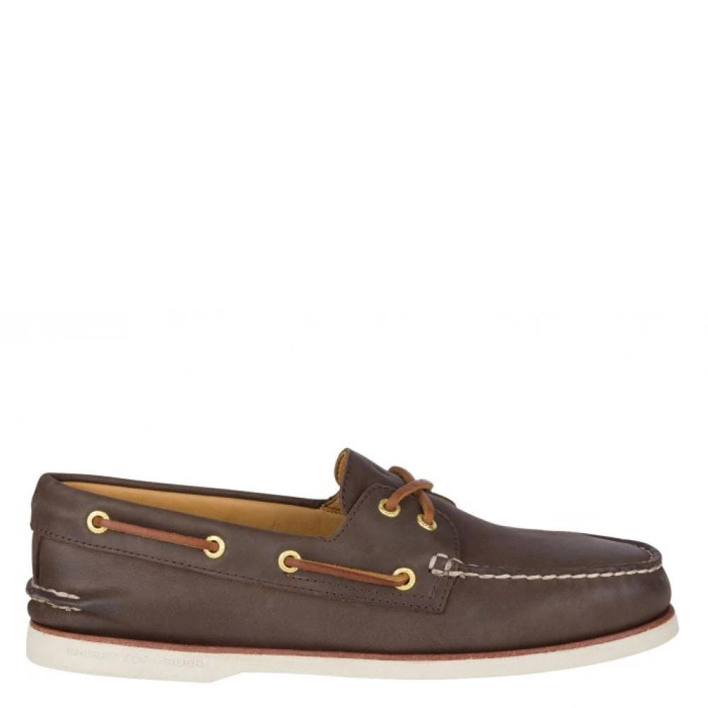 Sperry Men's Gold Cup Authentic Original 2-Eye Boat Shoe In Brown 1 Sperry Men's Gold Cup Authentic Original 2-Eye Boat Shoe In Brown