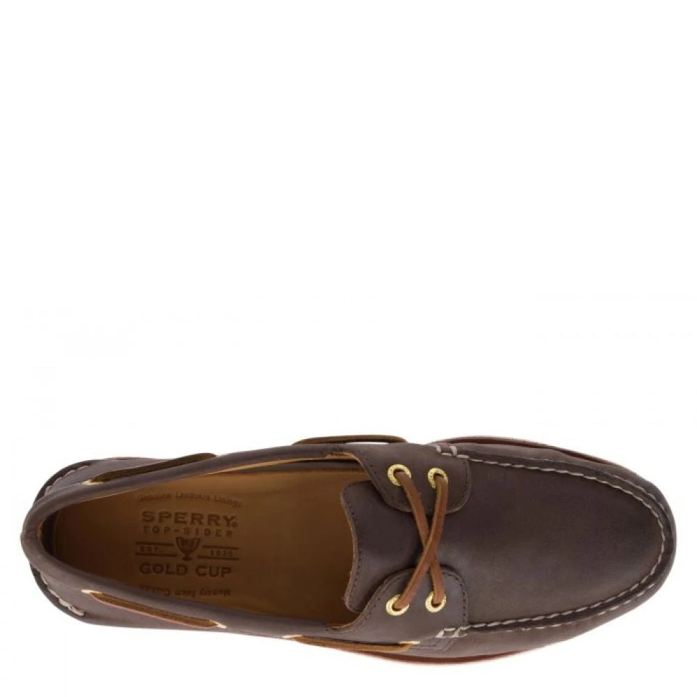 Sperry Men's Gold Cup Authentic Original 2-Eye Boat Shoe In Brown 3 Sperry Men's Gold Cup Authentic Original 2-Eye Boat Shoe In Brown - Image 3