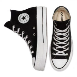 Converse Women's Chuck Taylor All Star Canvas Platform Hi In Black/White/White 8 Converse Women's Chuck Taylor All Star Canvas Platform Hi In Black/White/White -Birkenstock Store 560845c e 08x1 2 1100x
