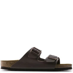Birkenstock Arizona Birko-Flor In Dark Brown