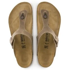 Birkenstock Women's Gizeh Oiled Leather In Tobacco Brown -Birkenstock Store BI 943811 634W 4 1100x