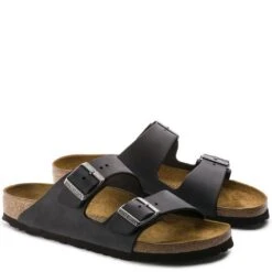 Birkenstock Arizona Oiled Leather In Black -Birkenstock Store b i birkenstock arizona oiled leather black 552113 3 1100x