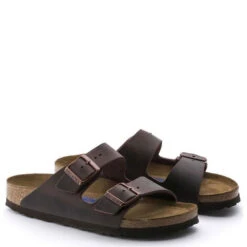Birkenstock Arizona Softbed Oiled Leather In Habana -Birkenstock Store b i birkenstock arizona softbed oiled leather habana 452761 2 2 1100x
