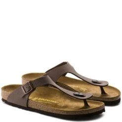 Birkenstock Gizeh Birko-Flor Nubuck In Mocha -Birkenstock Store b i birkenstock gizeh birko flor nubuck 3 1100x