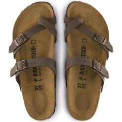 Birkenstock Mayari Birko-Flor Nubuck In Mocha -Birkenstock Store b i birkenstock mayari birko flor nubuck mocha 71063 4 1100x