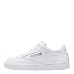 Reebok Women's Club C 85 In White/Sheer Grey 9 Reebok Women's Club C 85 In White/Sheer Grey -Birkenstock Store bs7685 ftw photo left side lateral white 1100x