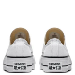 Converse Women's Chuck Taylor All Star Lift In White/Black -Birkenstock Store c o convers chuck taylor all star lift low top white 560251c 6 1100x