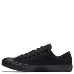 Converse Chuck Taylor All Star Mono Canvas Low Top In Black Monochrome -Birkenstock Store c o converse chuck taylor all star monochrome canvas low top black m5039 3 2 1100x