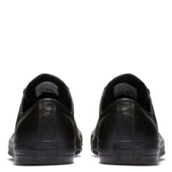 Converse Chuck Taylor All Star Mono Leather Low Top In Black Monochrome -Birkenstock Store c o converse chuck taylor all star monochrome leather low top black 135253 5 1100x