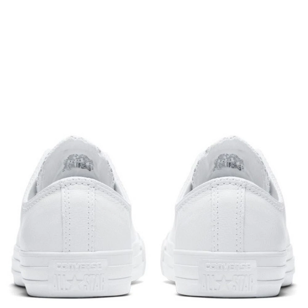 Converse Chuck Taylor All Star Mono Leather Low Top In White Monochrome 5 Converse Chuck Taylor All Star Mono Leather Low Top In White Monochrome - Image 5