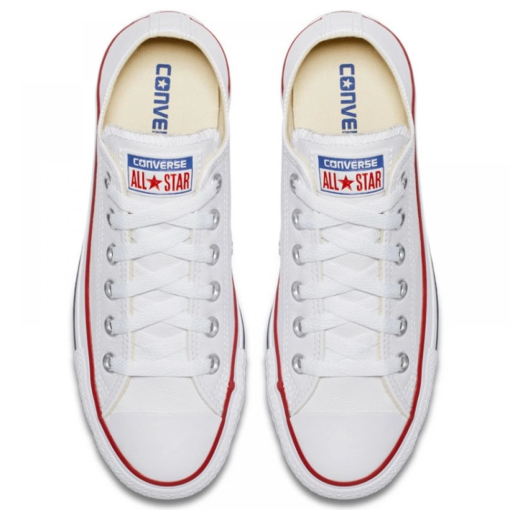 Converse Chuck Taylor All Star Leather Low Top In White 5 Converse Chuck Taylor All Star Leather Low Top In White - Image 5