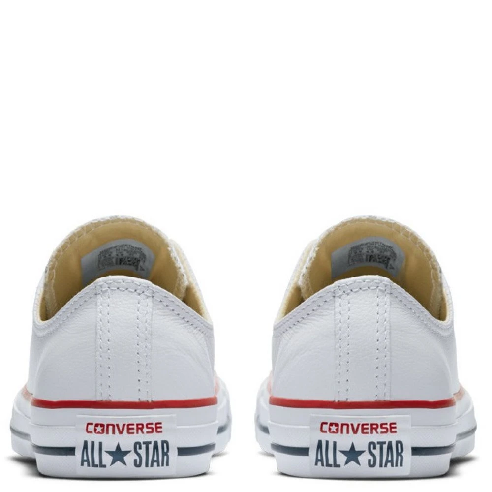 Converse Chuck Taylor All Star Leather Low Top In White 3 Converse Chuck Taylor All Star Leather Low Top In White - Image 3