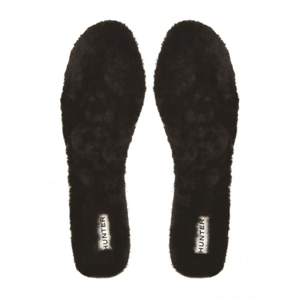 Hunter Luxury Shearling Insoles In Black 1 Hunter Luxury Shearling Insoles In Black